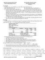 Tổng hợp đề thi môn kinh tế lượng