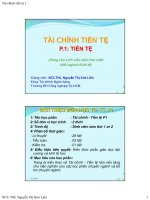 Tài liệu môn tài chính tiền tệ 1 (phần 1)
