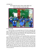 Đẩy mạnh ứng dụng công nghệ thông tin nâng cao chất lượng dạy học