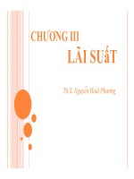 slike môn tài chính tiền tệ cô phương chương 3 lãi suất