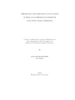 performance and complexity co-evaluations of mpeg4-als compression standard for low-latency music compression