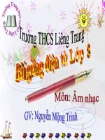 TIẾT 14 LỚP 8 MÔN NHẠC