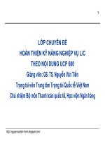 Bài giảng chuyên đề nghiệp vụ LC