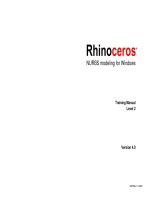 Giáo trình Rhino phần 2