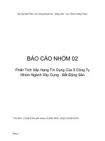 Chứng khoán  Đánh giá tín dụng bằng 4C, Z Score