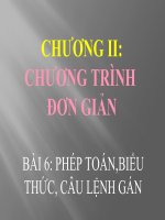 bài 6: chương trình đơn giản