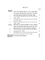 Đảng cộng sản việt nam lãnh đạo phát huy bản sắc văn hóa dân tộc từ năm 1996 đến năm 2006