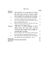 Đảng bộ tỉnh thái nguyên lãnh đạo phát triển công nghiệp từ năm 2001 đến năm 2010