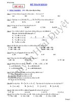 Đề tự ôn tập toán 6 học kì I