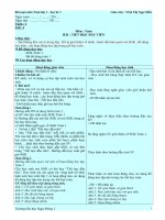 Giáo án toán 1 - HK1 - CKT và GTCTTH mới 2011-2012