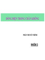 Bài 16 dòng điện trong chân không