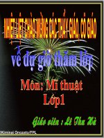 ve qua dang tron lop1(Cô Hà Hoạ)