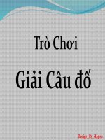 Trò chơi giải câu đố