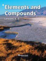 elements and compounds lessons 4-5