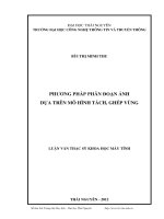 phương pháp phân đoạn ảnh dựa trên mô hình tách, ghép vùng