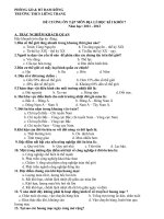 Đề cương ôn tập HK I ( 2011 - 2012)