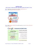 Hướng dẫn đổi mật khẩu Email của Sở