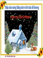 Thiệp Giáng sinh động và lời chúc dễ thương