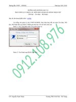 Hướng dẫn cập nhật và sử dụng VNPT-SCHOOL năm học 2011-2012