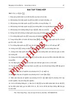 Bài tập tổng hợp về hàm số