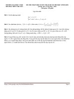 ĐỀ HSG TOÁN 12 ĐH VINH 2011-2012