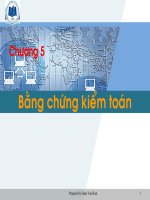 Bài giảng bằng chứng kiểm toán