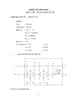 tkmh thiết kế hộp số 2 troc 4 số cho xe con