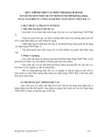 Quy trình cho vay tại ngân hàng TMCP bắc á