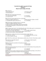 Câu hỏi về nguyên lý kế toán trắc ngiêm