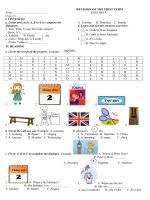 DE CUONG HK 1 - TA 4