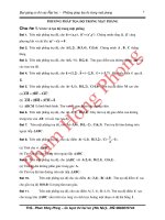 Chuyên đề: Phương pháp tọa độ trong mặt phẳng