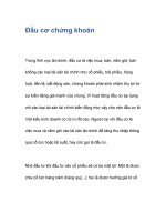 Tài liệu Đầu cơ chứng khoán