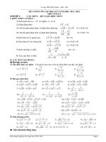 Đề cương ôn tập HKI Toán 9