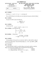 HSG TOÁN 12 AN GIANG 2011-2012