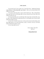 Khóa luận tốt nghiệp toán học: Tính toán mờ trong mạng Kohonen và ứng dụng phân cụm dữ liệu