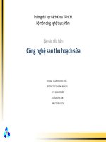 Cong nghe sau thu hoach sua bo