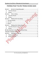 Bài giảng: PP tọa độ trong không gian