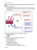 Ứng dụng công nghệ thông tin đổi mới phương pháp dạy học và công tác quản lí nhà trường