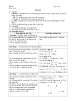 Tiết 31 bài tập theo PPCTGT vật lí 10