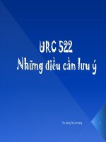 slike bài giảng thanh toán quốc tê  cô hương chương 2 urc 522 những điều cần lưu ý