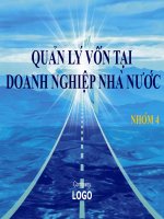 quản lí vốn doanh nghiệp nhà nước