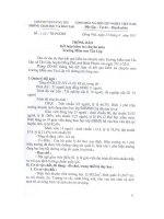 Số: 146/TB-PGDĐT Thông báo Kết luận kiểm tra CM trường MN Tân Lập