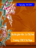 bài 16: tiết 63: Ôn tập TV