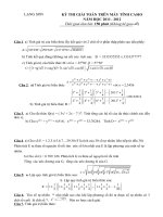 Đề thi casio- 2011-2012