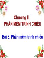 bai 8: phan mem trinh chieu