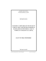 Tách dòng và biểu hiện gen pectinase từ vi khuẩn chịu lạnh Pseudoalteromonas haloplanktis ANT505 trong E. coli và nghiên cứu tính chất của chúng