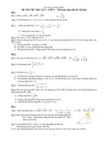 Bộ đề thi học kỳ I - Toán 9