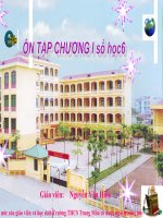 Ôn tập chương I (Có bản đồ tư duy)