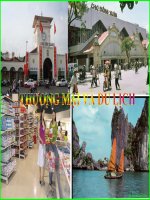 BÀI 15. THƯƠNG MẠI VÀ DU LỊCH