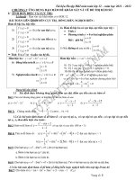 Đề cương ôn thi HKI năm 2011_ lớp 12